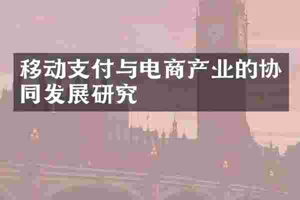 移动支付与电商产业的协同发展研究