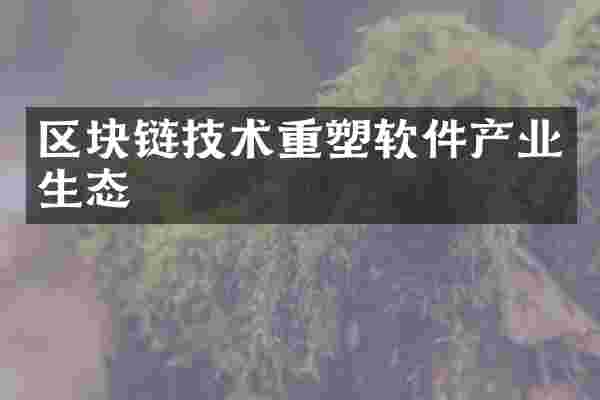 区块链技术重塑软件产业生态