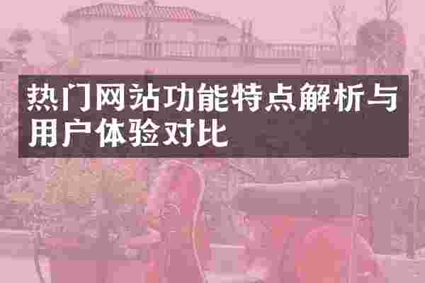 热门网站功能特点解析与用户体验对比