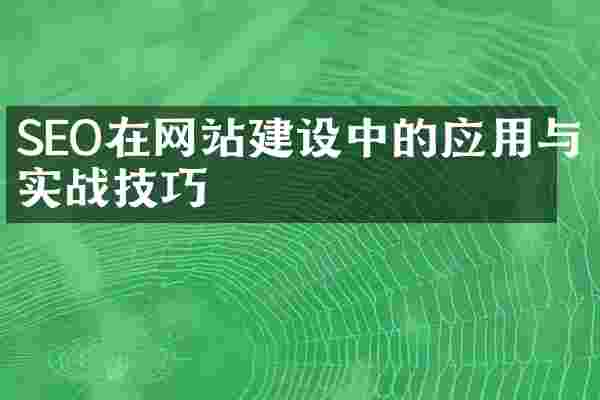SEO在网站建设中的应用与实战技巧